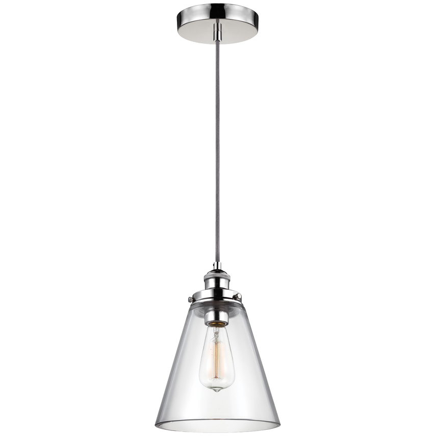 Gothic Ceiling Lights with Dark Metalwork and Pointed ArchesBaskin Cone Pendant
