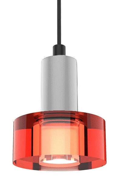 Japanese - Inspired Ceiling Lights with Shoji - Screen - like DiffusersBlackjack Lighting SP-CGL-RD-03-PC-30K-3W-SP5 Modern Color Gel Light Guide Pendant Light Polished Chrome Japanese - Inspired Ceiling Lights with Shoji - Screen - like DiffusersBlackjack Lighting SP-CGL-RD-03-PC-30K-3W-SP5 Modern Color Gel Light Guide Pendant Light Polished Chrome