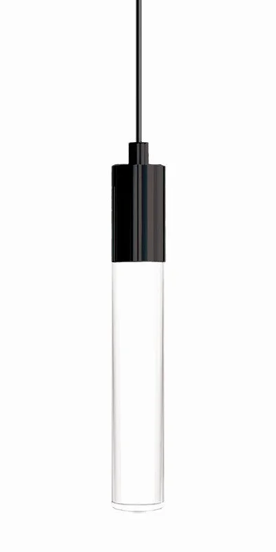 Industrial Style Ceiling Lights with Exposed Bulbs and Metal CagesBlackjack Lighting SP-LGD-TC-01-BL-30K-3W-SP5 Modern Tall Clear Light Guide Pendant Light Matte Black Industrial Style Ceiling Lights with Exposed Bulbs and Metal CagesBlackjack Lighting SP-LGD-TC-01-BL-30K-3W-SP5 Modern Tall Clear Light Guide Pendant Light Matte Black