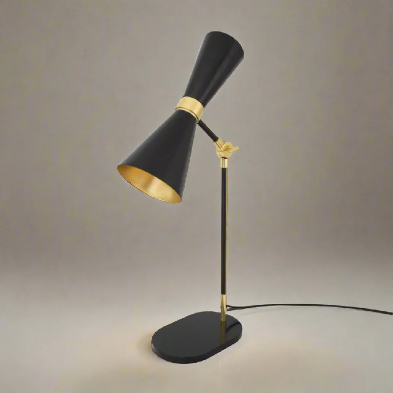 fabric table lamps with a linen shade for a relaxed and breathable lookCairo Mid-Century Brass Table Lamp