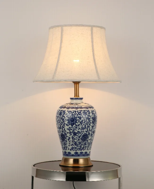 fabric table lamps with a linen shade for a relaxed and breathable lookCERA B Table Lamp