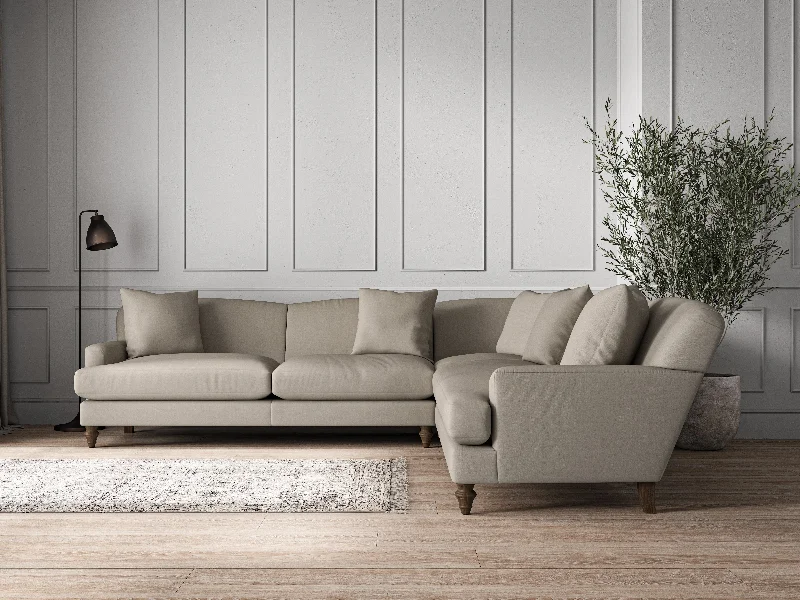 Metal Ceiling Lights in Brass, Copper, Stainless Steel, and IronDeni Grand Corner Sofa - Recycled Cotton Flax