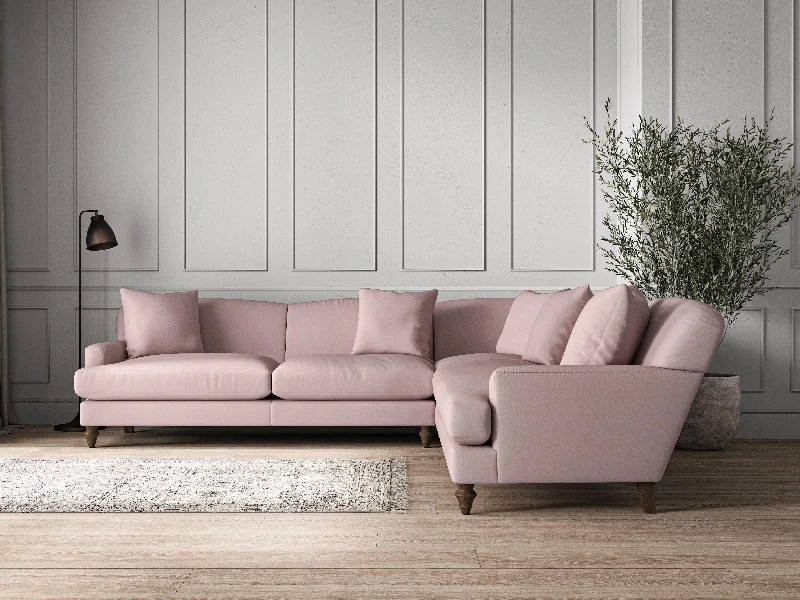 Art Deco Ceiling Lights with Geometric Patterns and Metallic FinishesDeni Grand Corner Sofa - Recycled Cotton Lavender