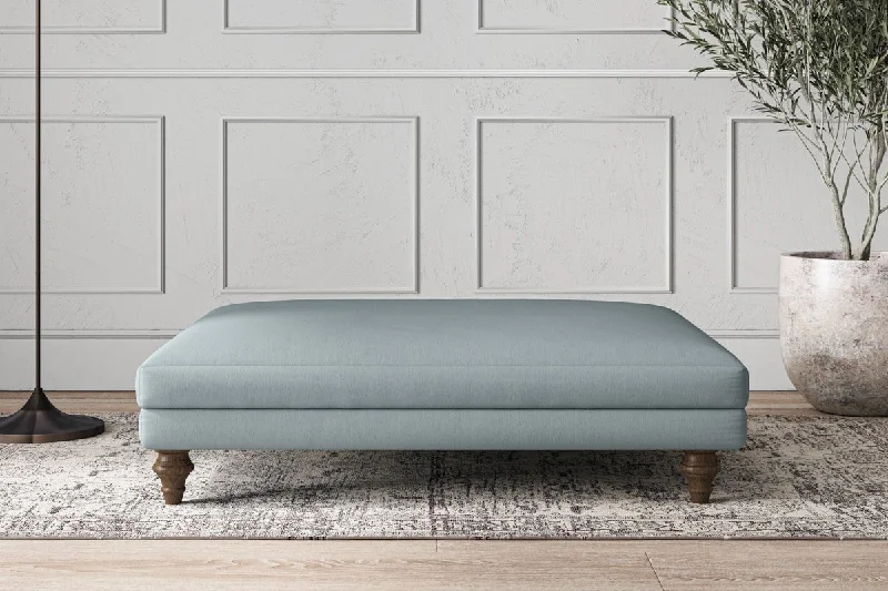 Contemporary Ceiling Lights with Unique, Abstract ShapesDeni Grand Footstool - Recycled Cotton Horizon