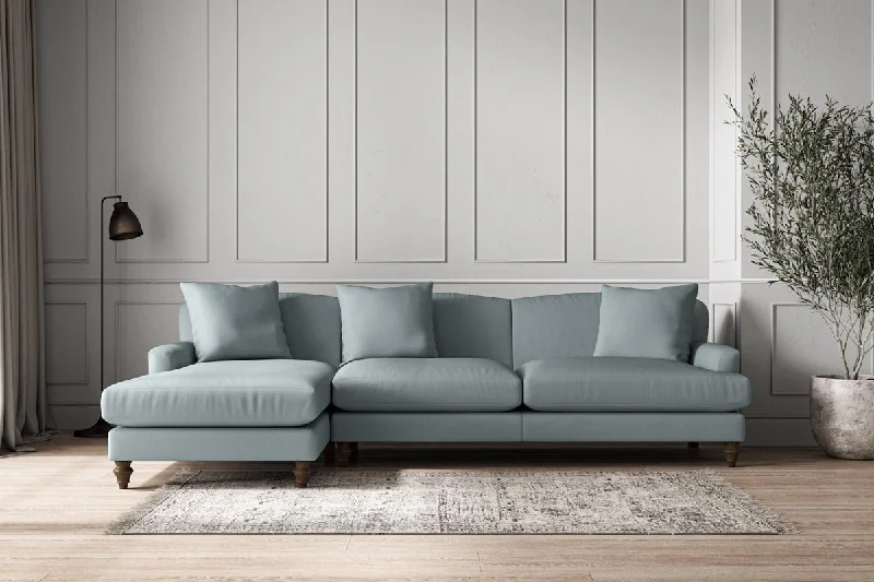 Mediterranean - Style Ceiling Lights with Terra - Cotta and Ceramic DetailsDeni Grand Left Hand Chaise Sofa - Recycled Cotton Horizon