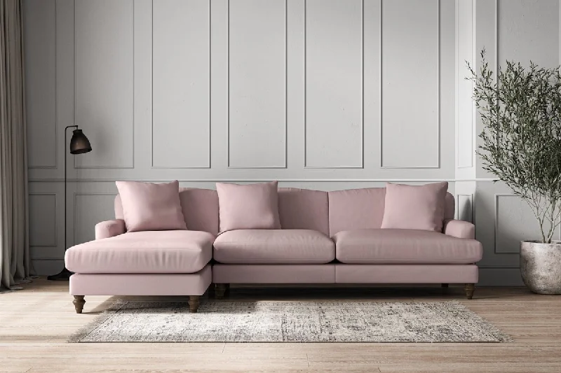 Crystal Ceiling Lights with High - Quality Swarovski CrystalsDeni Grand Left Hand Chaise Sofa - Recycled Cotton Lavender