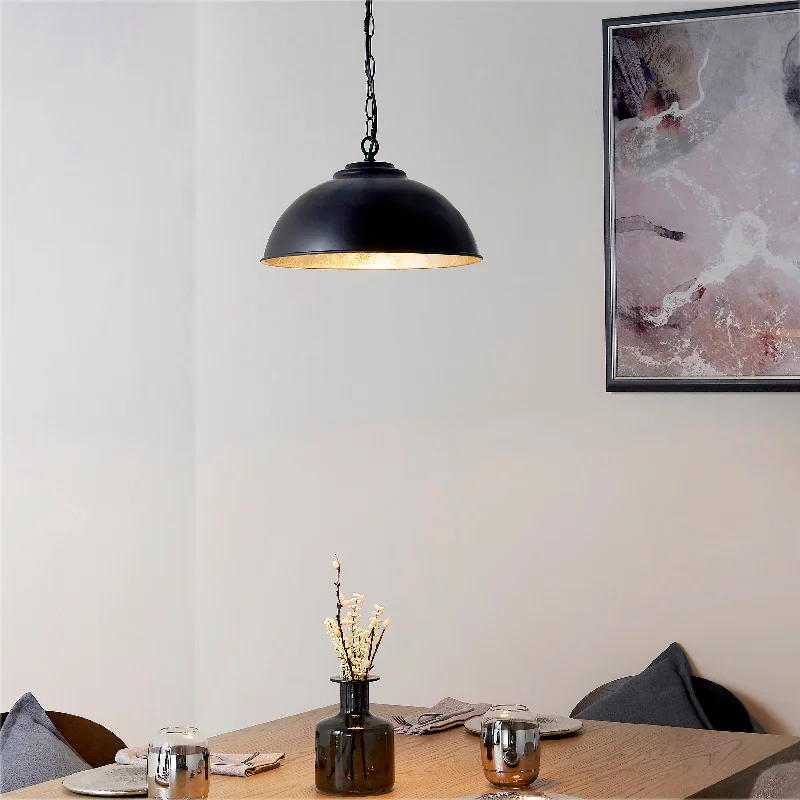 Glass Ceiling Lights with Frosted, Colored, or Etched GlassEndon Colman Pendant Black with Gold Leaf Glass Ceiling Lights with Frosted, Colored, or Etched GlassEndon Colman Pendant Black with Gold Leaf