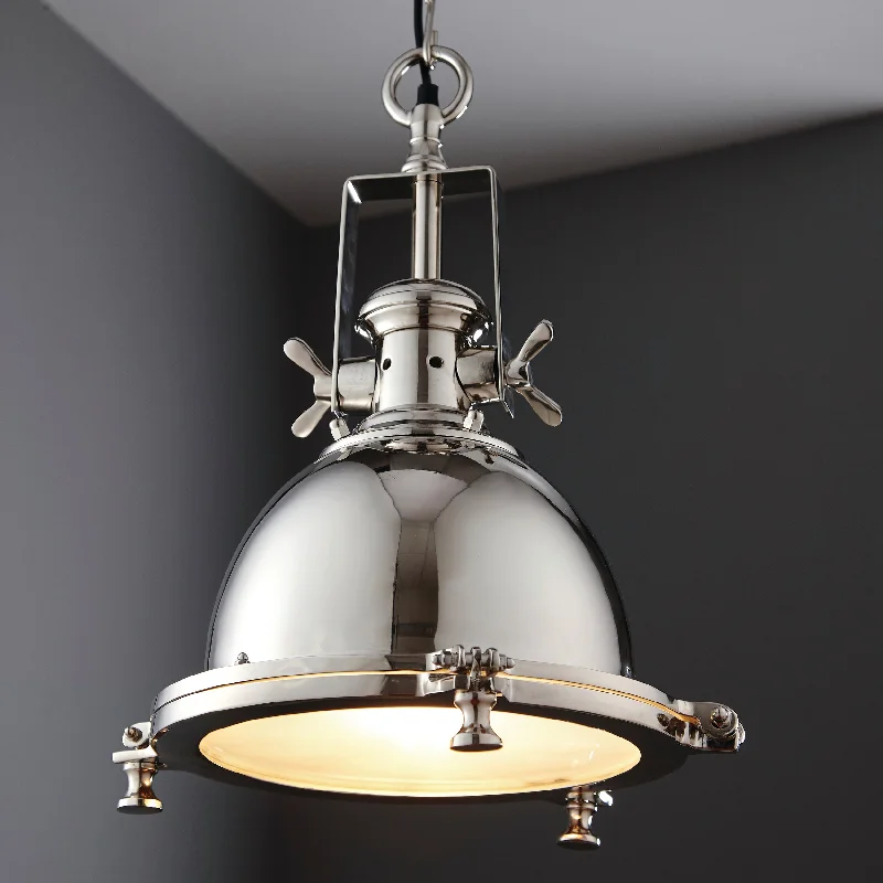 Glass Ceiling Lights with Frosted, Colored, or Etched GlassEndon Fenton Bright Nickel Pendant Glass Ceiling Lights with Frosted, Colored, or Etched GlassEndon Fenton Bright Nickel Pendant