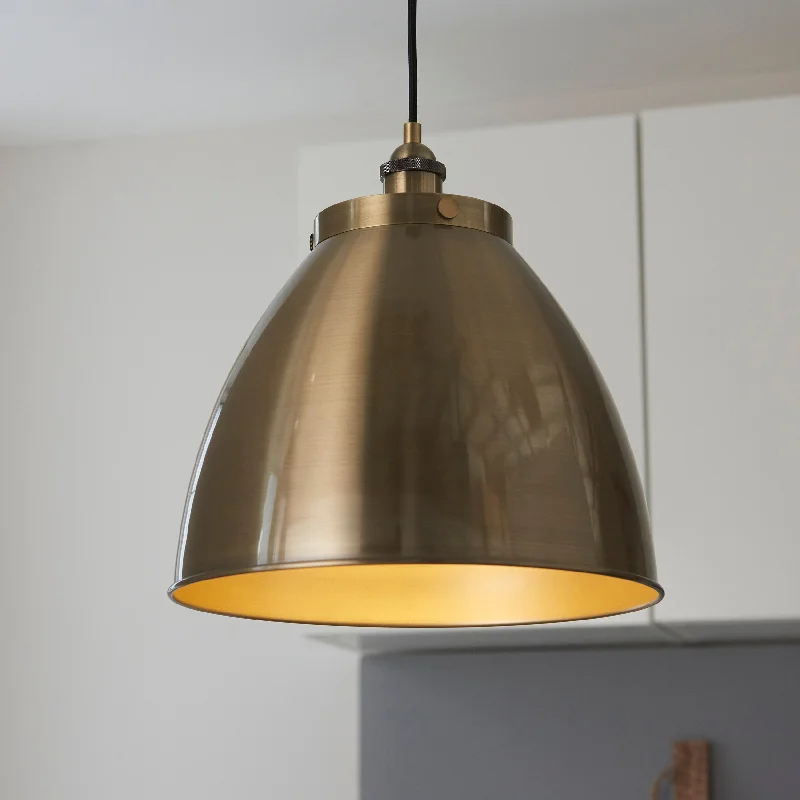 Contemporary Ceiling Lights with Unique, Abstract ShapesEndon Franklin Pendant Large Antique Brass Contemporary Ceiling Lights with Unique, Abstract ShapesEndon Franklin Pendant Large Antique Brass