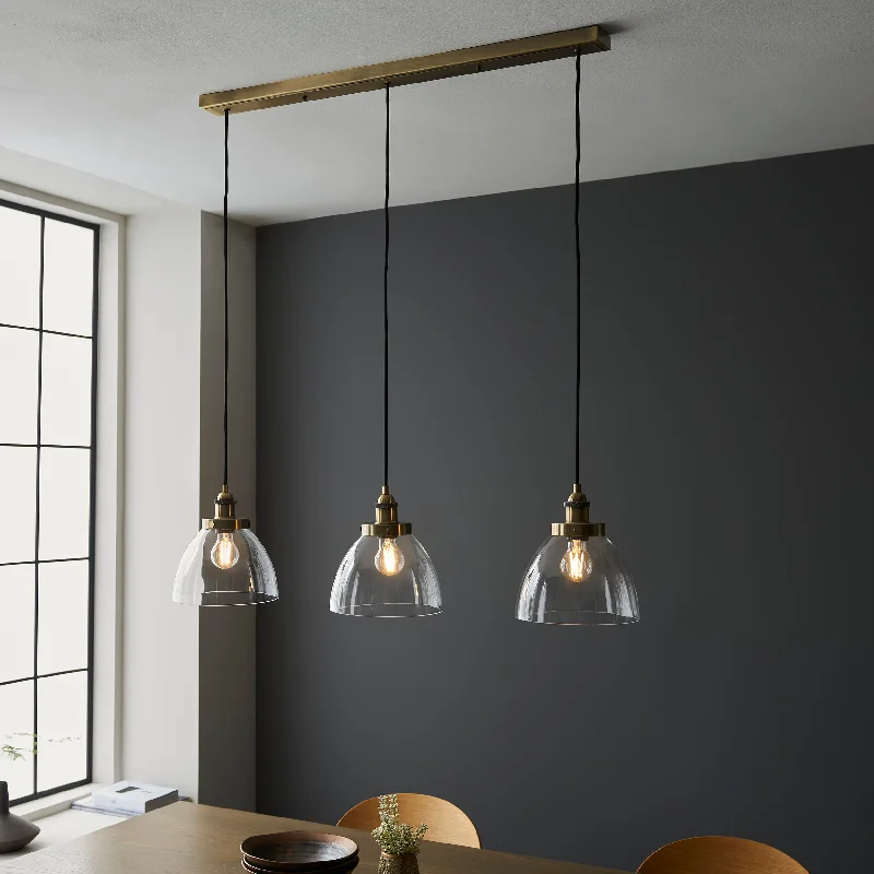 Moroccan Ceiling Lights with Colorful Stained Glass and Geometric CarvingsEndon Hansen 3 Light Bar Pendant Antique Brass Moroccan Ceiling Lights with Colorful Stained Glass and Geometric CarvingsEndon Hansen 3 Light Bar Pendant Antique Brass