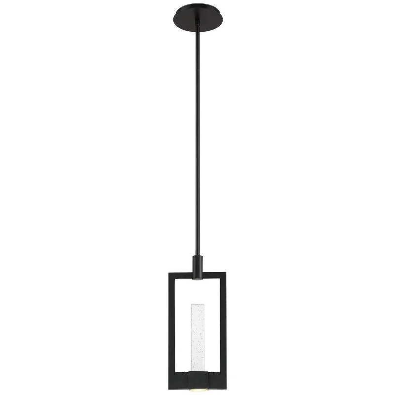 Tropical - Themed Ceiling Lights with Palm - Leaf Shapes and Rattan WrapsEurofase Hanson 7-Inch Rectangular Pendant Tropical - Themed Ceiling Lights with Palm - Leaf Shapes and Rattan WrapsEurofase Hanson 7-Inch Rectangular Pendant