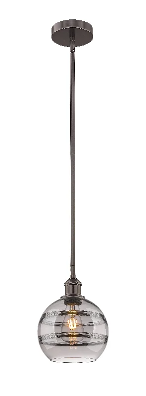 Metal Ceiling Lights in Brass, Copper, Stainless Steel, and IronInnovations Lighting 616-1S-OB-G556-8SM  Edison Pendant Light Oil Rubbed Bronze