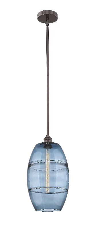 Indian - Themed Ceiling Lights with Intricate Filigree and Mirror WorkInnovations Lighting 616-1S-OB-G557-10BL  Edison Pendant Light Oil Rubbed Bronze