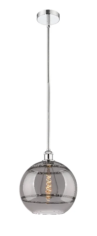 Mediterranean - Style Ceiling Lights with Terra - Cotta and Ceramic DetailsInnovations Lighting 616-1S-PC-G556-12SM  Edison Pendant Light Polished Chrome