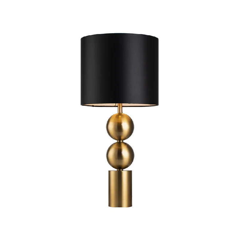 wooden table lamps with natural grain for a warm and organic feelLiang & Eimil Corina Table Lamp with Antique Brass