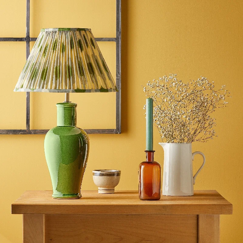 rustic farmhouse table lamps for cozy kitchensSmaller Lolita bedside lamp in an emerald glaze rustic farmhouse table lamps for cozy kitchensSmaller Lolita bedside lamp in an emerald glaze