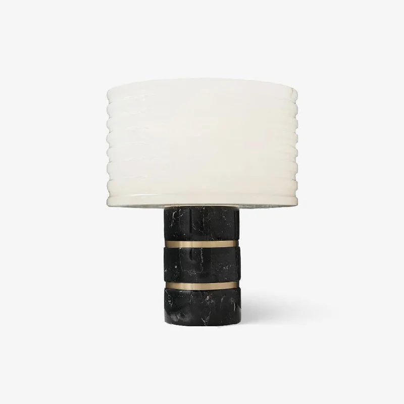 leather table lamps with a distressed texture for a rugged charmOutela Table Lamp