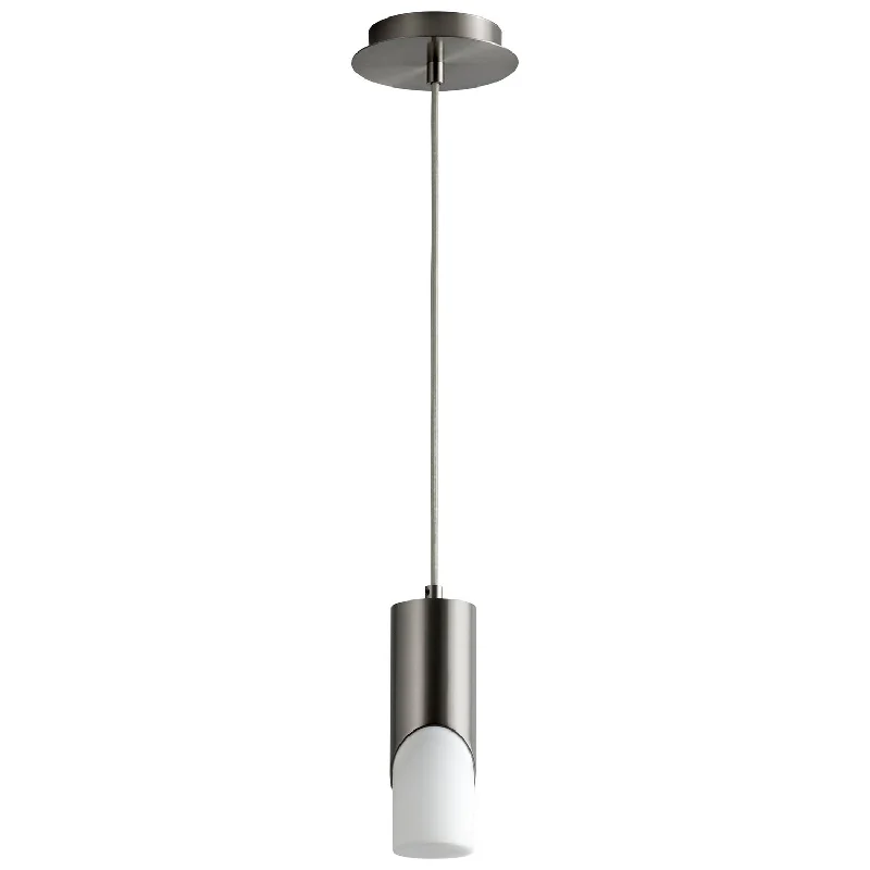 Mid - Century Modern Ceiling Lights with Simple, Sleek LinesOxygen Ellipse 3-667-124B Pendant Light - Satin Nickel