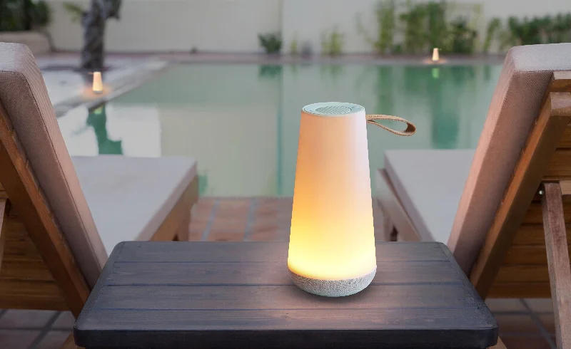 marble table lamps with a luxurious veined pattern for high end decorPablo Designs Uma Mini Sound Lantern marble table lamps with a luxurious veined pattern for high end decorPablo Designs Uma Mini Sound Lantern