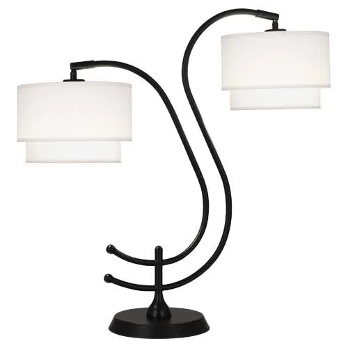 art deco table lamps with geometric shapes for a retro touchRobert Abbey Charlee Matte Black Table Lamp art deco table lamps with geometric shapes for a retro touchRobert Abbey Charlee Matte Black Table Lamp