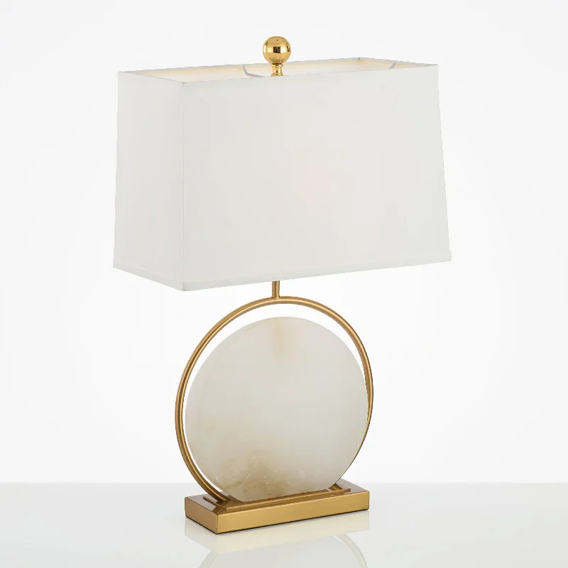 Gold & White Alabaster