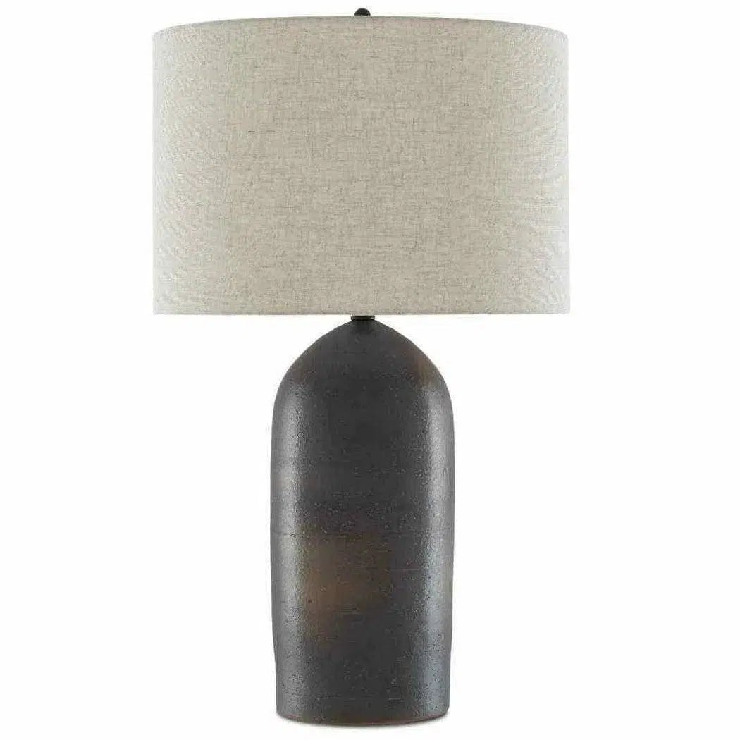rustic farmhouse table lamps for cozy kitchensRust Iron Munby Table Lamp