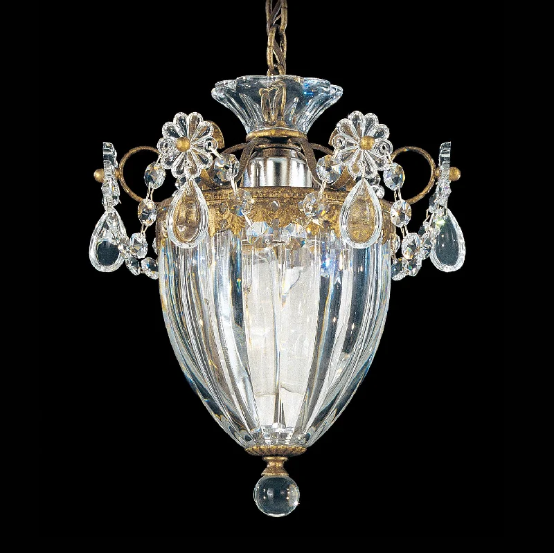Retro Ceiling Lights Inspired by the 1950s and 1960s DesignSchonbek Lighting 1241-22A  Bagatelle Pendant Light Heirloom Gold