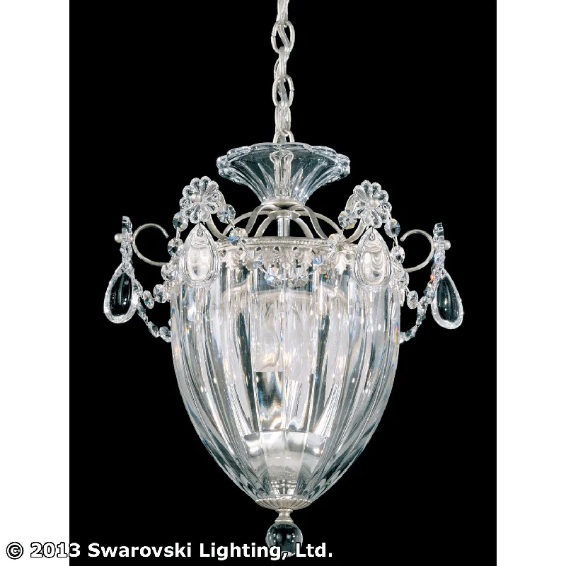 Art Nouveau Ceiling Lights with Organic, Flowing ShapesSchonbek Lighting 1243-48A  Bagatelle Pendant Light Antique Silver