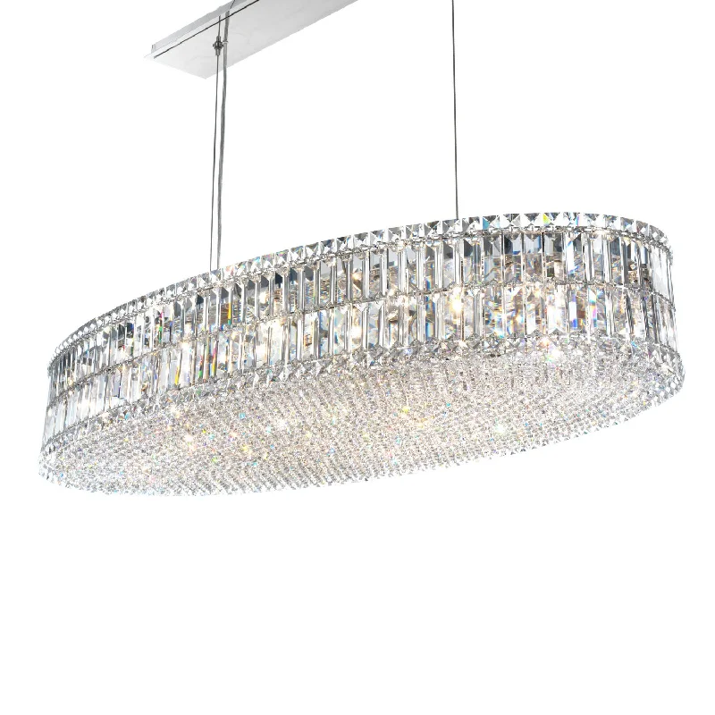 Retro Ceiling Lights Inspired by the 1950s and 1960s DesignSchonbek Lighting 6680A Modern Plaza Pendant Light Polished Stainless Steel