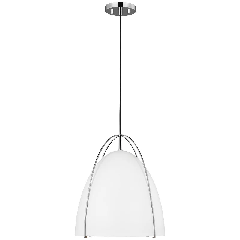 Scandinavian Style Ceiling Lights with Light Wood AccentsSea Gull Lighting Norman 1-Light Pendant without Bulb