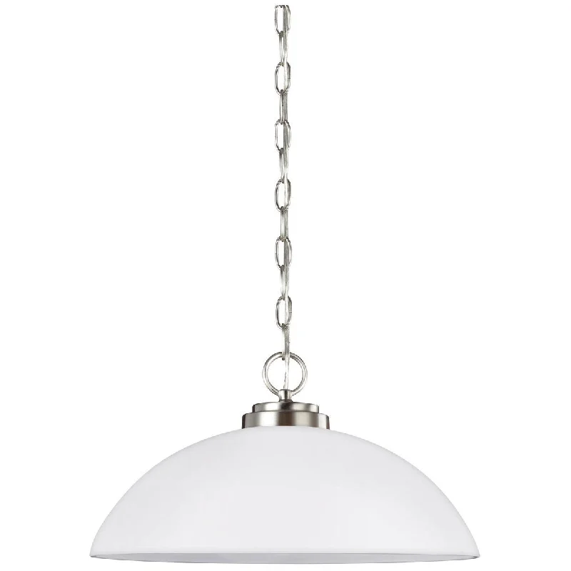 Retro Ceiling Lights Inspired by the 1950s and 1960s DesignSea Gull Lighting Oslo Contemporary One Light Pendant