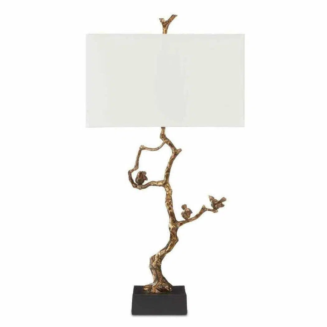 glass table lamps with a frosted surface for soft light diffusionAntique Brass Black Shadows Table Lamp
