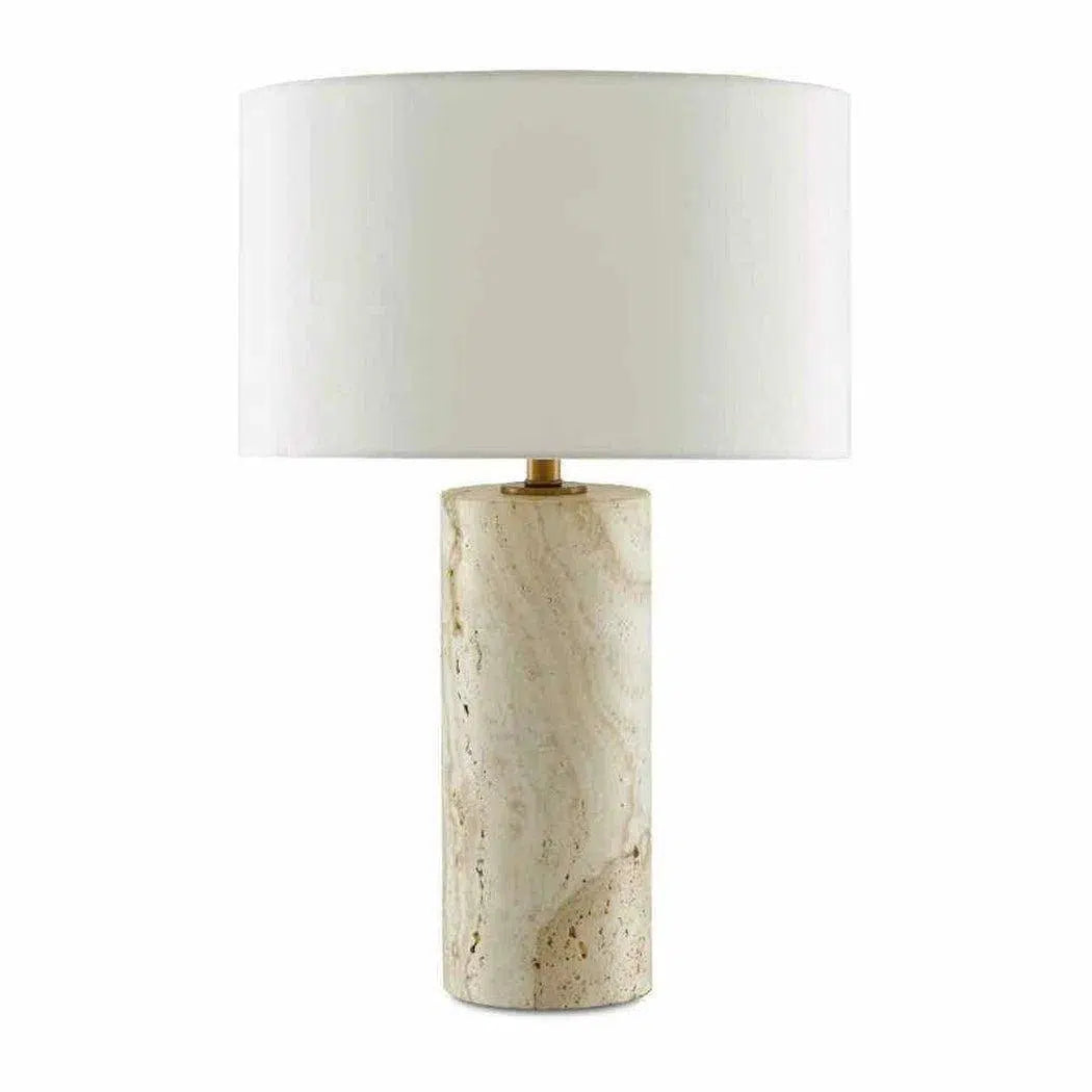 marble table lamps with a luxurious veined pattern for high end decorAntique Brass Vespera Table Lamp