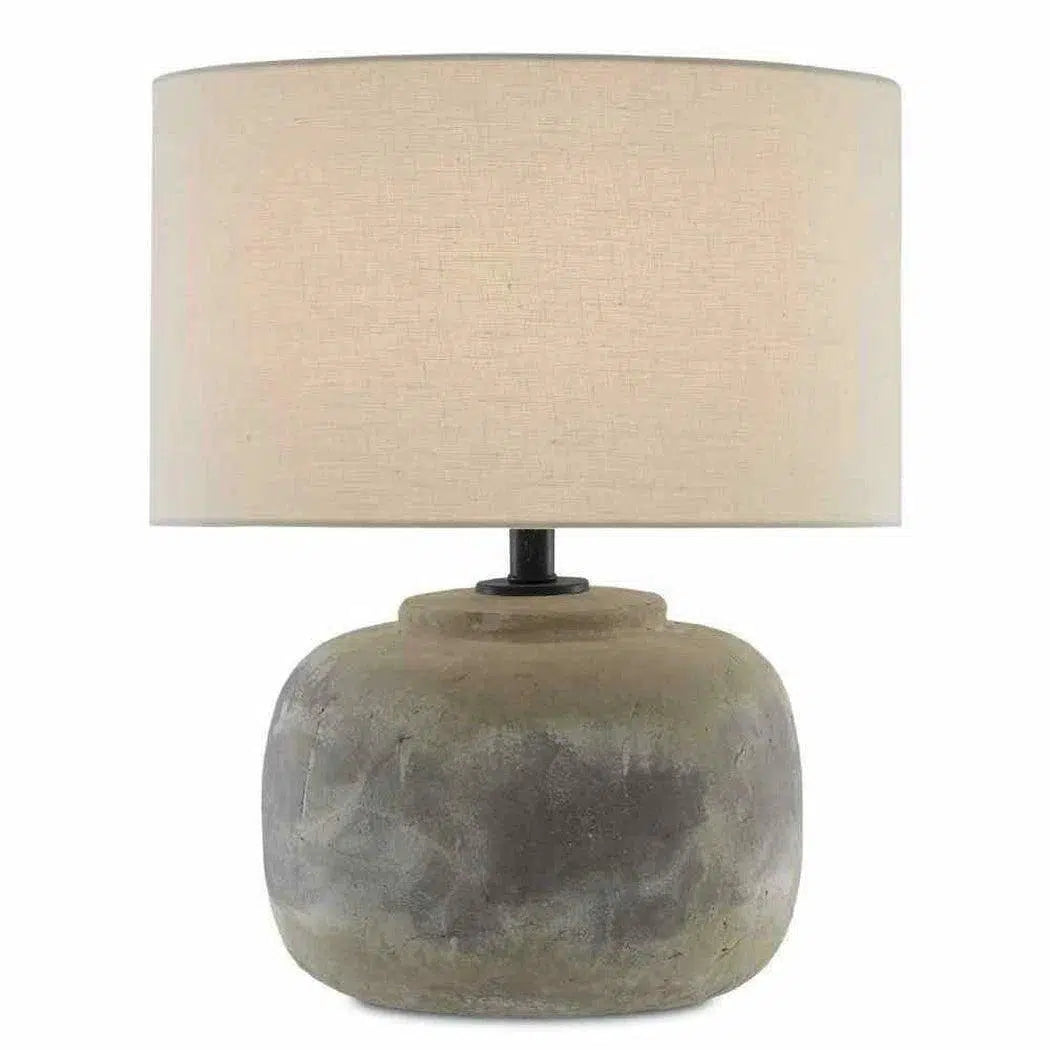 fabric table lamps with a linen shade for a relaxed and breathable lookAntique Earth Beton Table Lamp