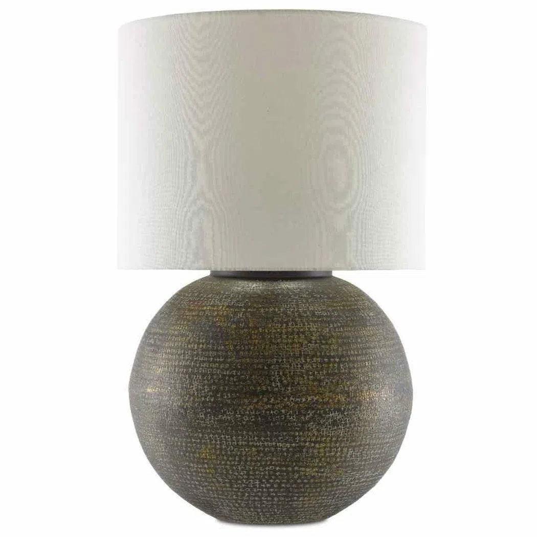 marble table lamps with a luxurious veined pattern for high end decorAntique Gold Black Whitewash Brigands Table Lamp
