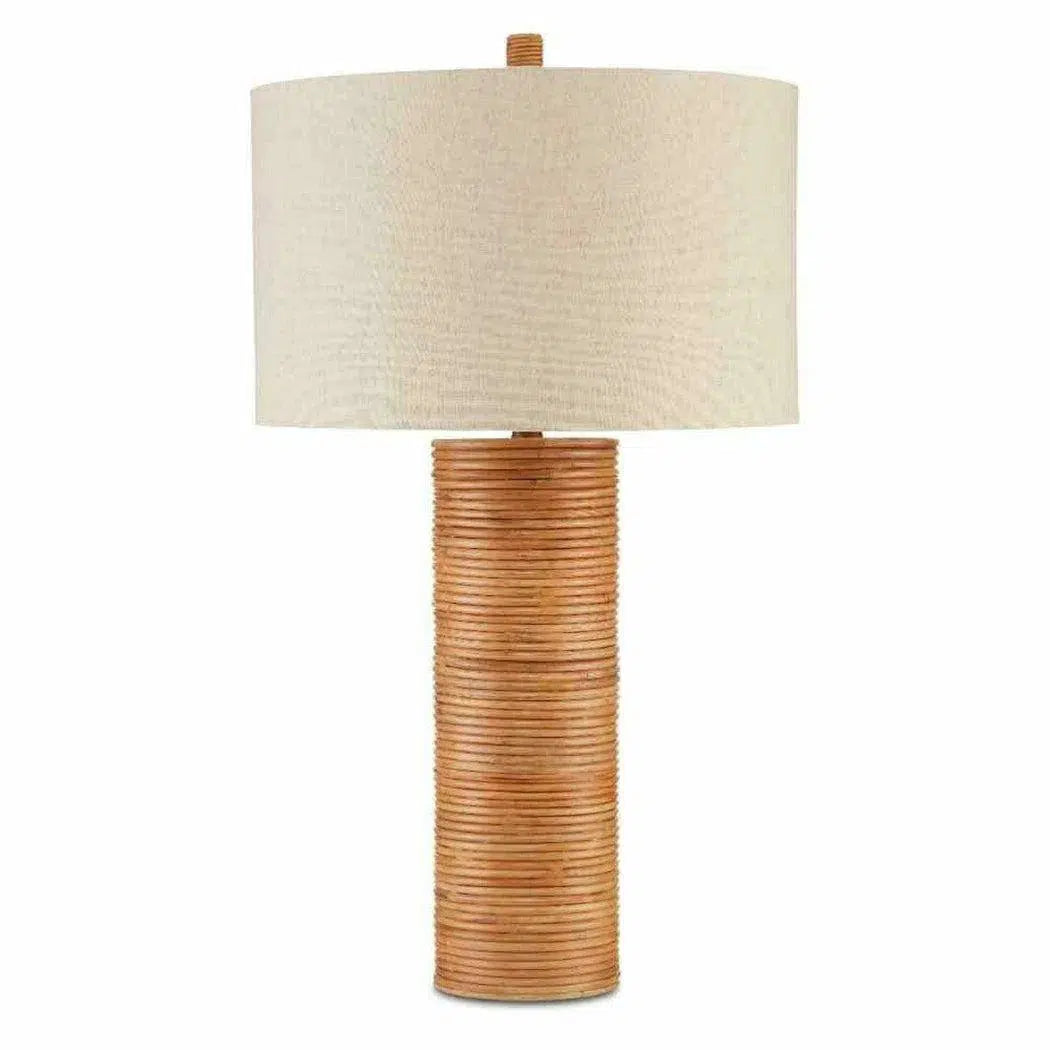bohemian table lamps with colorful patterns for eclectic bedroomsSalome Rattan Table Lamp