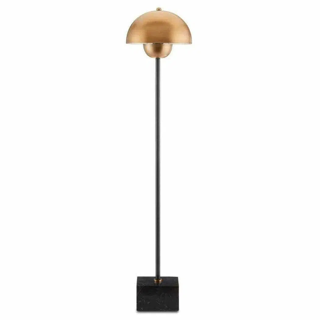 asian inspired table lamps with bamboo accents for a zen atmosphereBrushed Brass Black La Rue Table Lamp