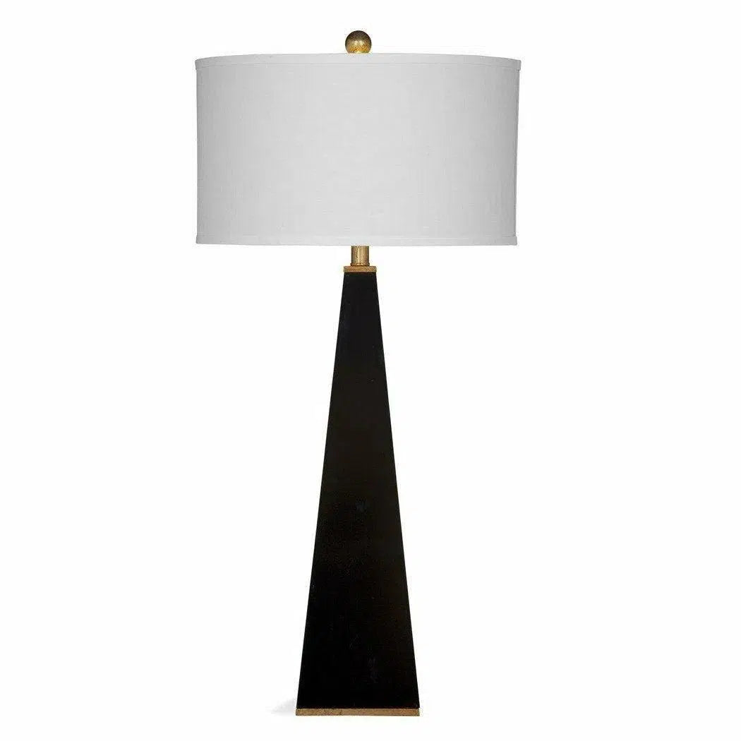 metal table lamps with a matte black finish for a sleek appearanceElle 36" Tall Bricolage Black Table Lamp