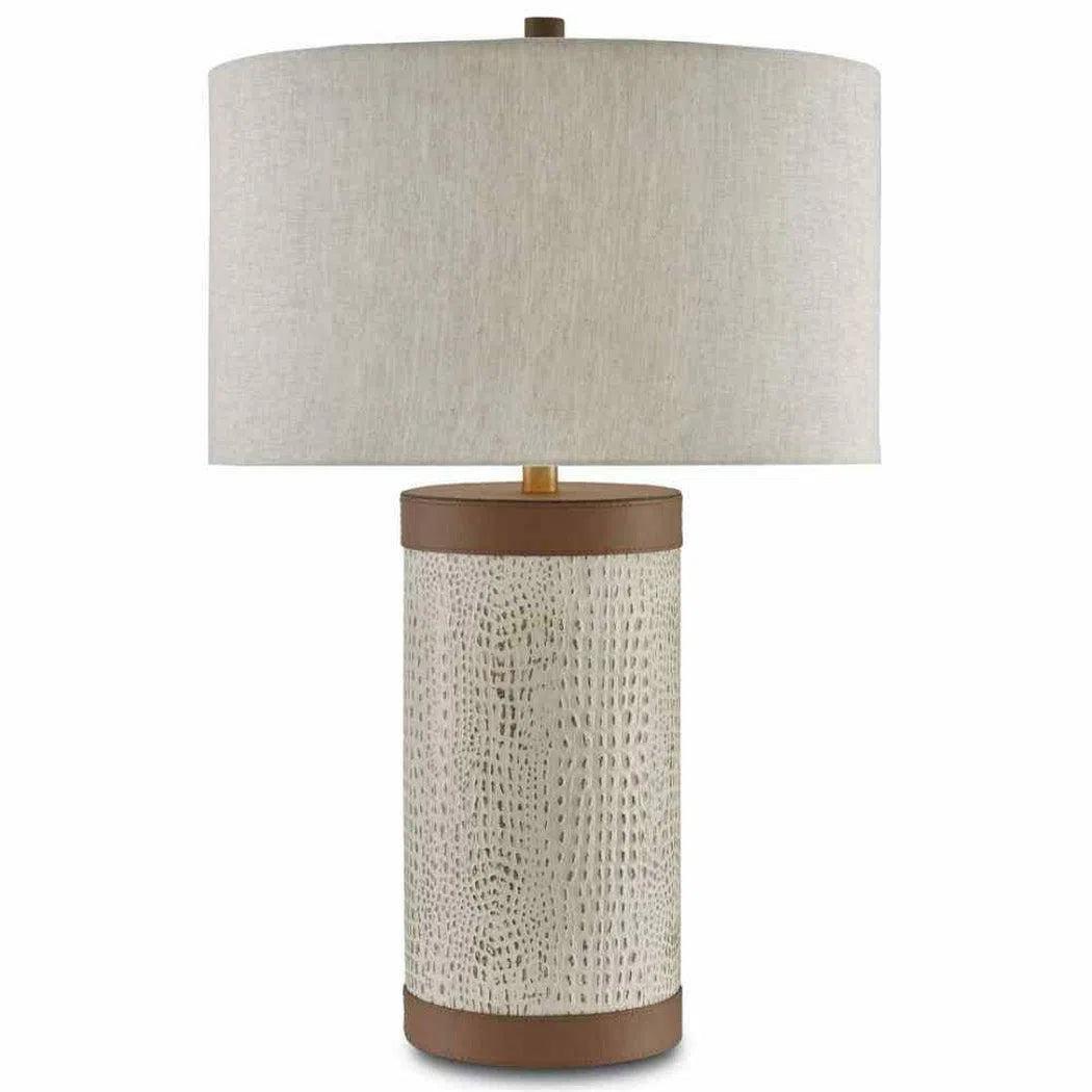 crystal table lamps with dazzling prisms for a glamorous effectIvory Brown Brushed Brass Baptiste Table Lamp