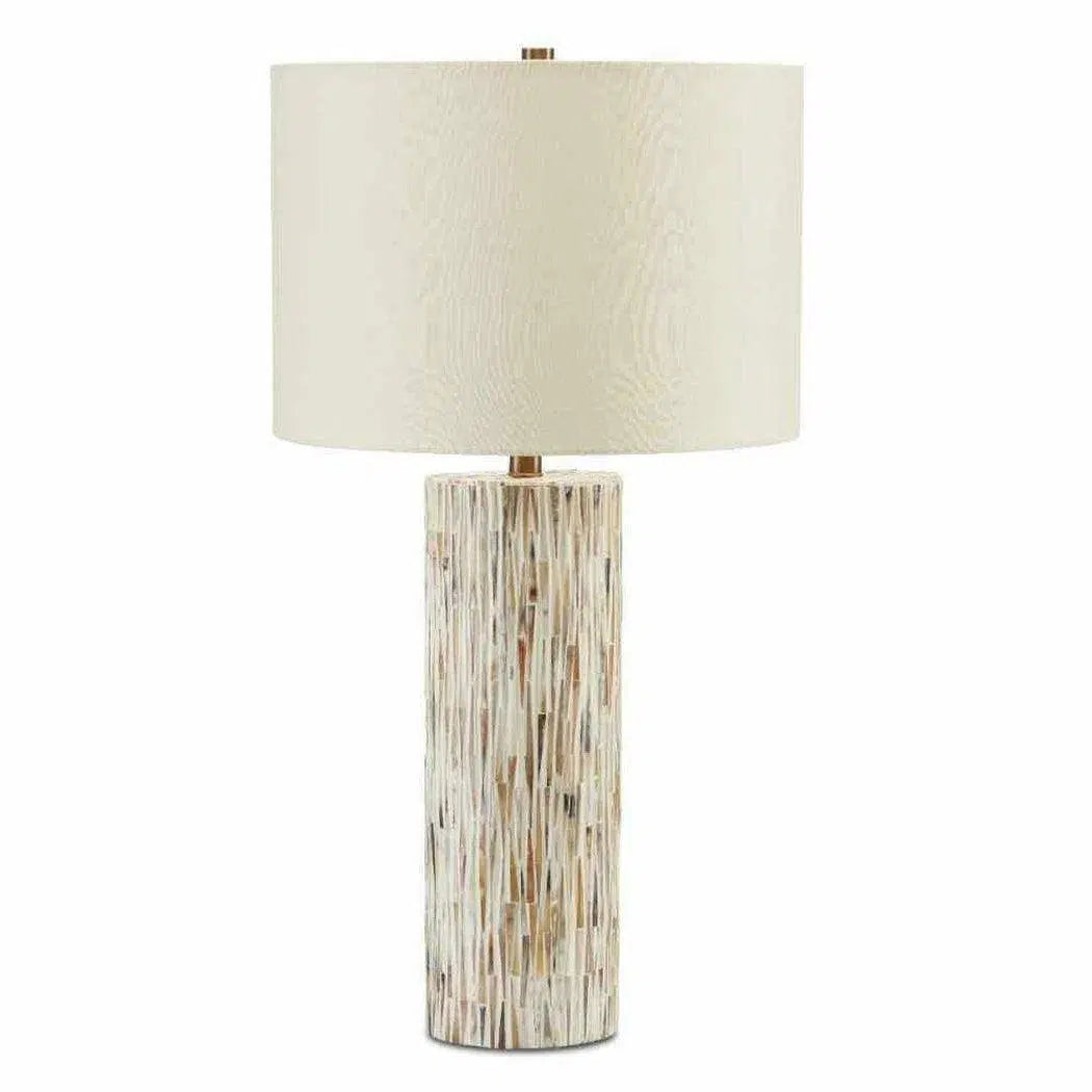 marble table lamps with a luxurious veined pattern for high end decorNatural Bone Antique Brass Aquila Table Lamp