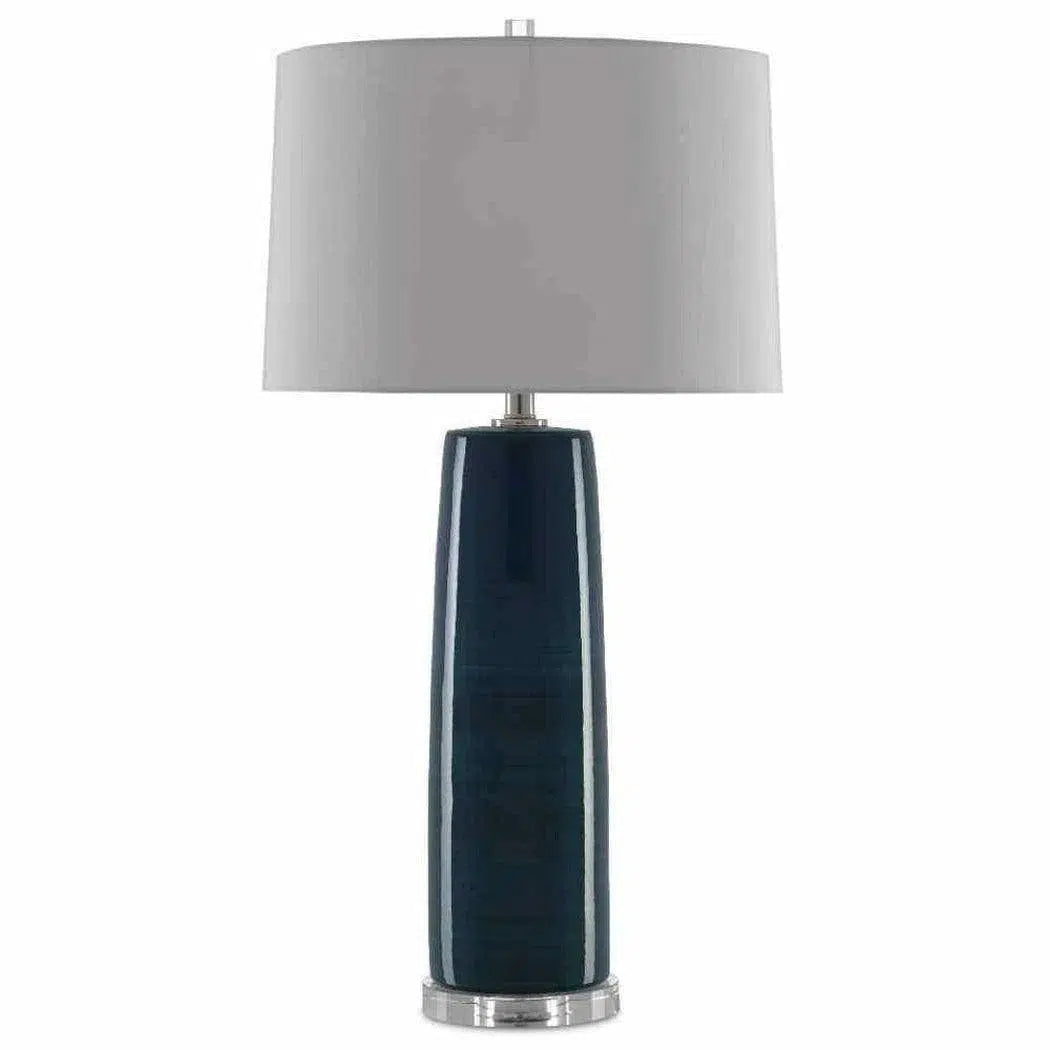ceramic table lamps with hand painted designs for an artistic touchNavy Polished Nickel Azure Table Lamp ceramic table lamps with hand painted designs for an artistic touchNavy Polished Nickel Azure Table Lamp