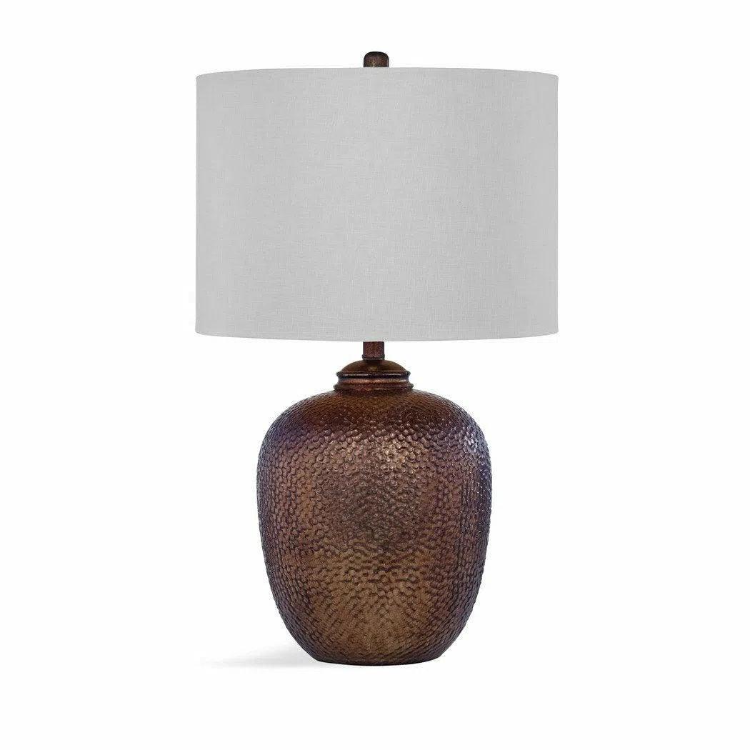 gothic style table lamps with dark finishes for a mysterious lookTrevor 26" Tall Metal Brown Table Lamp