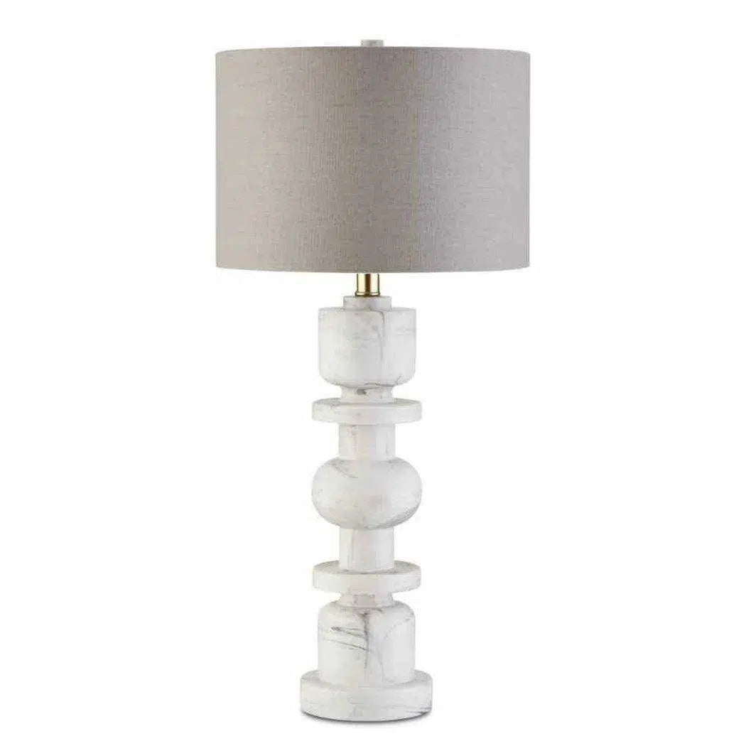 wooden table lamps with natural grain for a warm and organic feelWhite Gray Sasha White Table Lamp
