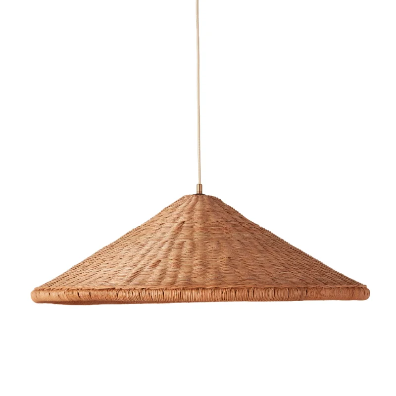 Modern Minimalist Ceiling Lights for Contemporary InteriorsKasbah Rattan Pendant