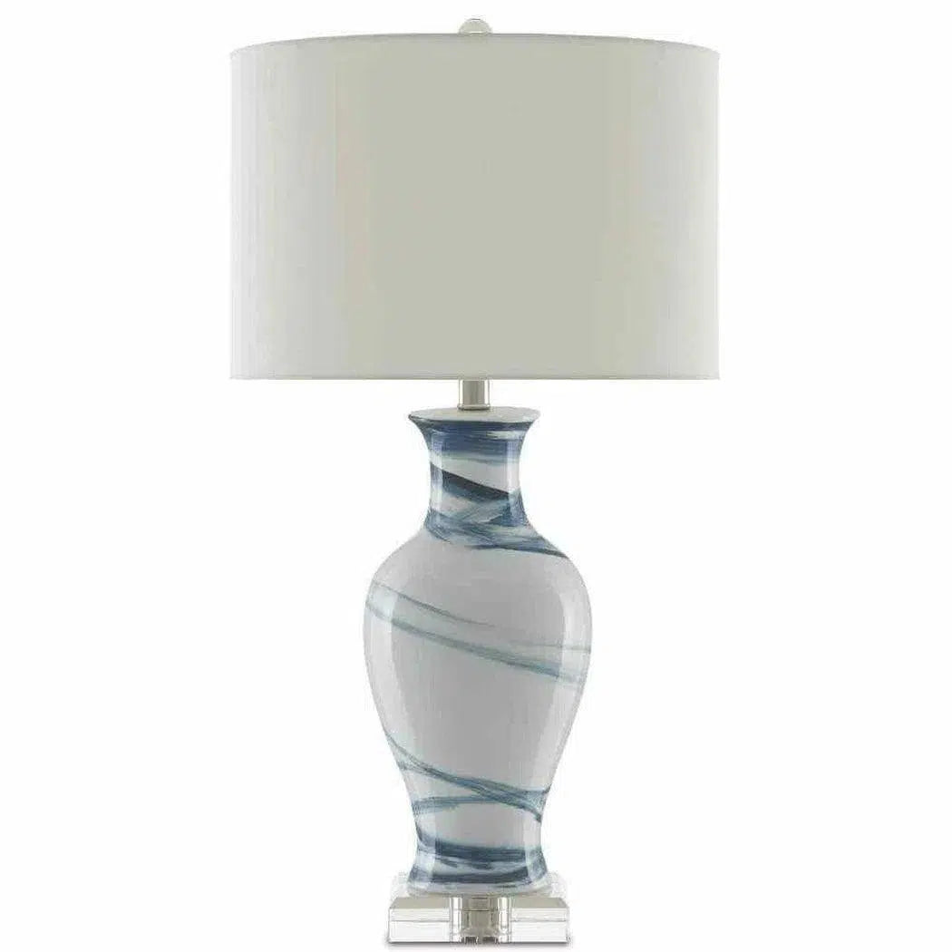 glass table lamps with a frosted surface for soft light diffusionWhite Blue Hanni Table Lamp glass table lamps with a frosted surface for soft light diffusionWhite Blue Hanni Table Lamp