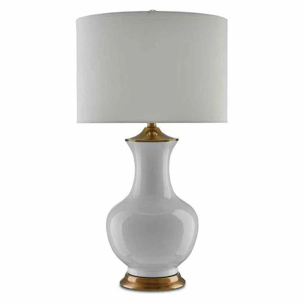 marble table lamps with a luxurious veined pattern for high end decorWhite Antique Brass Lilou White Table Lamp