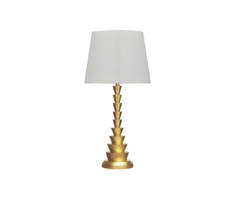 rustic farmhouse table lamps for cozy kitchensWorlds Away Rory Metallic Table Lamp